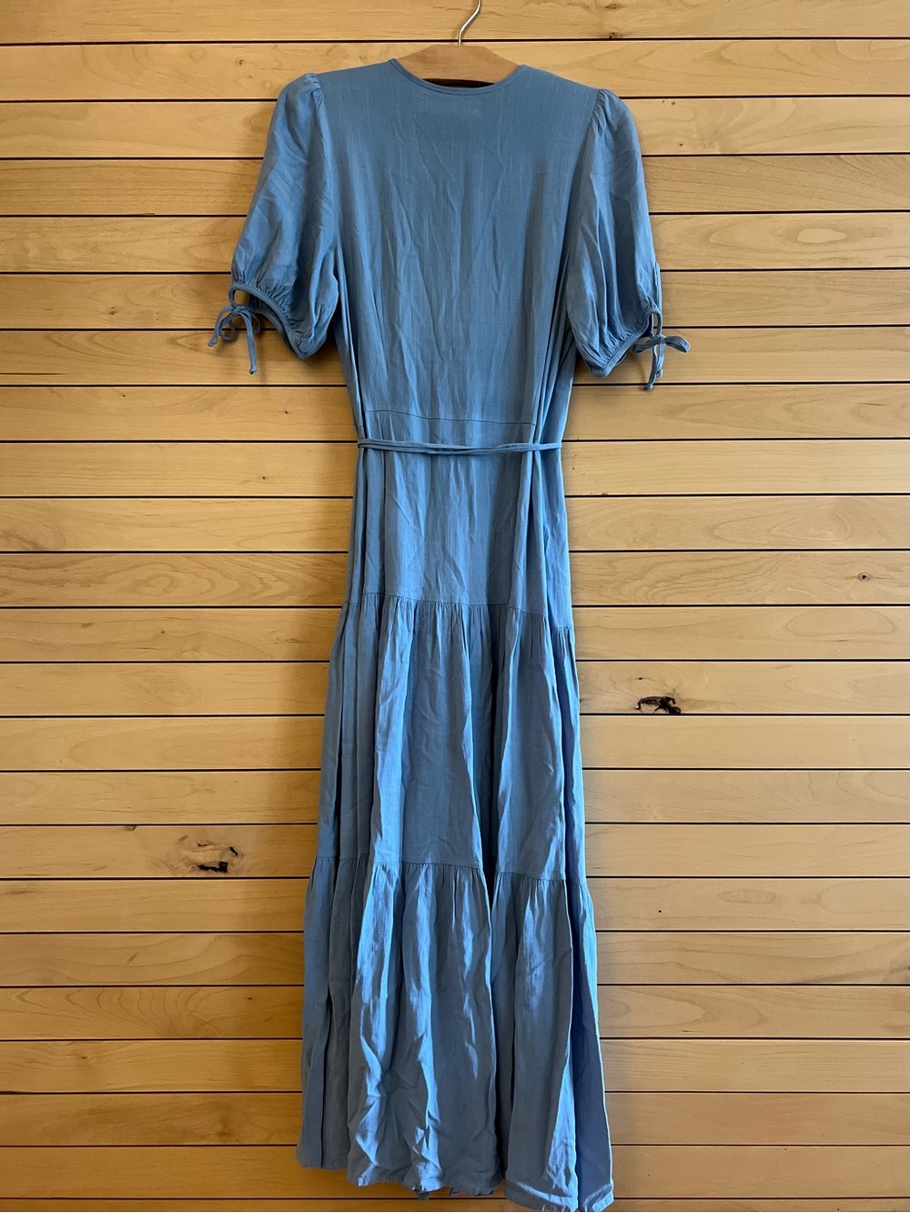 Christy Dawn Blue Wrap Dress - Picture 2 of 14
